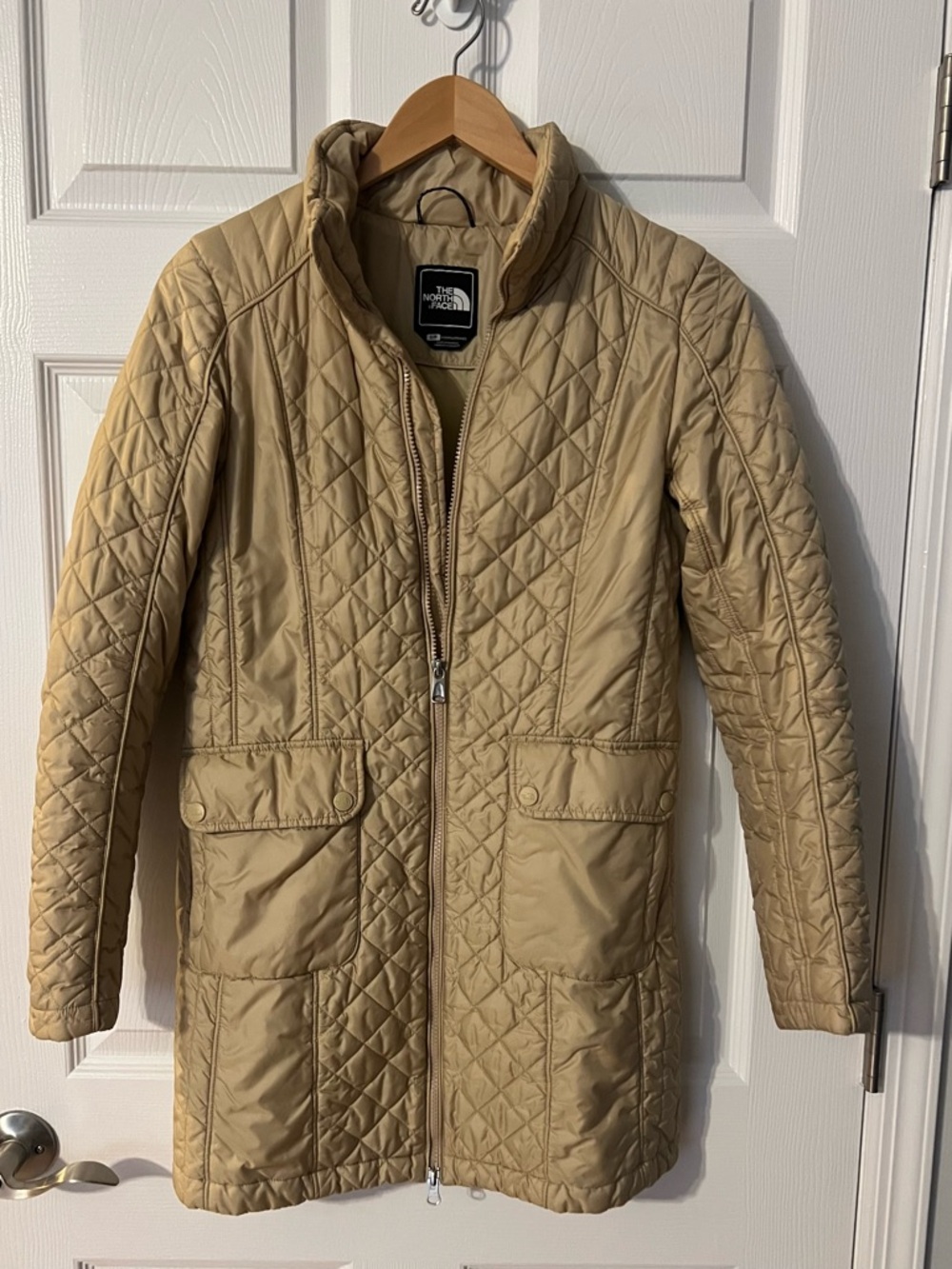 The North Face Quilted Tan Jacket
